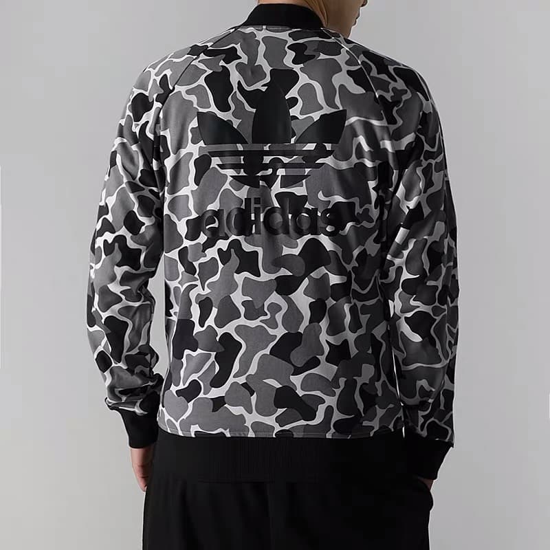 迷彩柄メッシュトラックジャケット
