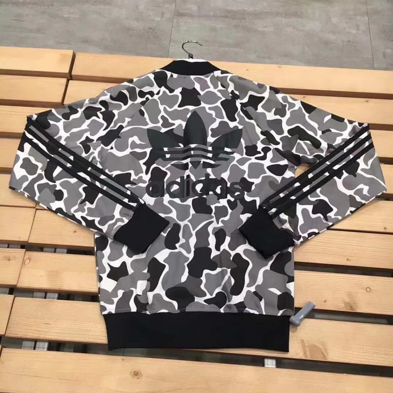 迷彩柄メッシュトラックジャケット