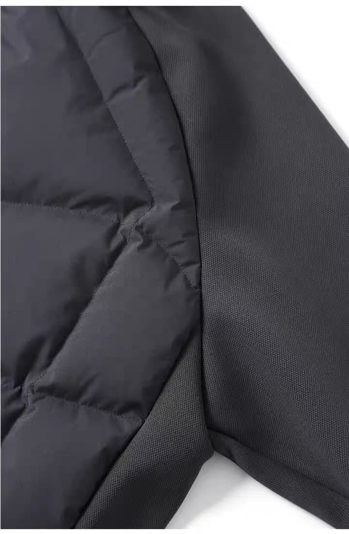 軽量ダウンブレンドトラックジャケット