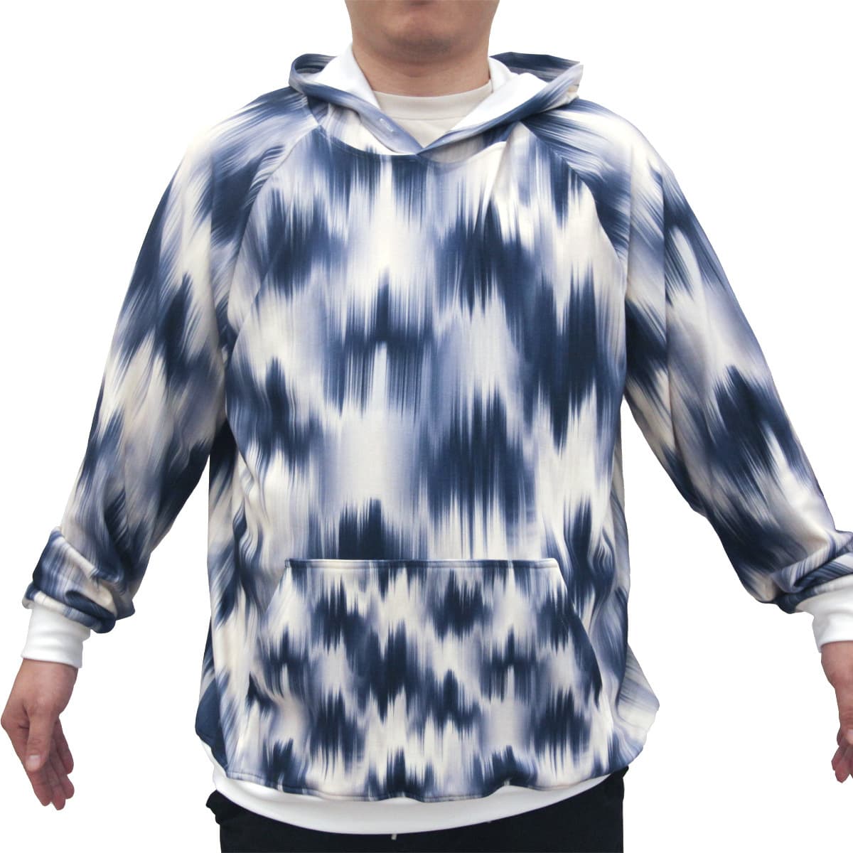トラックジャケット 春色模様パーカージャージ