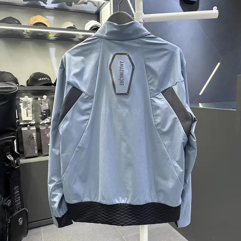 スポーティ軽量トラックジャケット